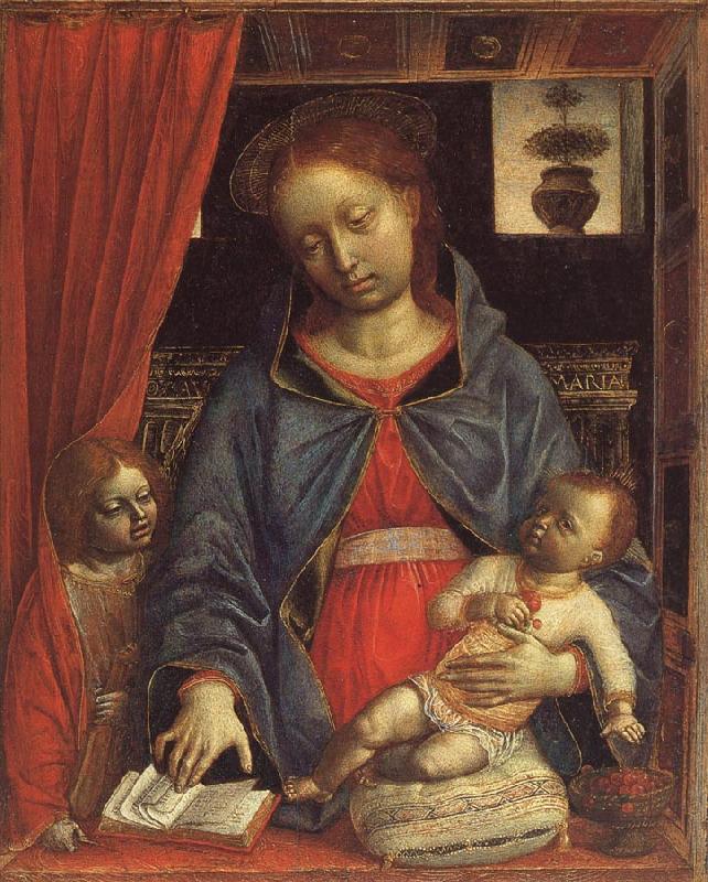  Madonna and Child with an Angel